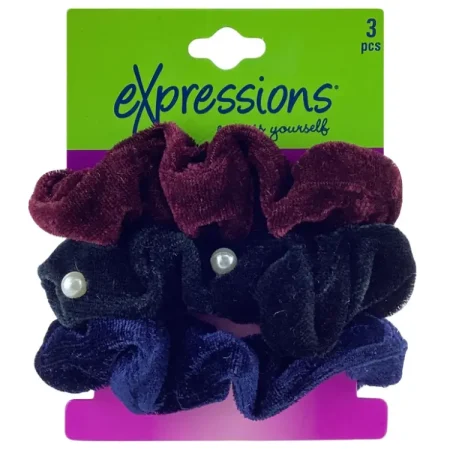 Ligas scrunchies aterciopeladas