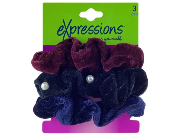 Ligas scrunchies aterciopeladas