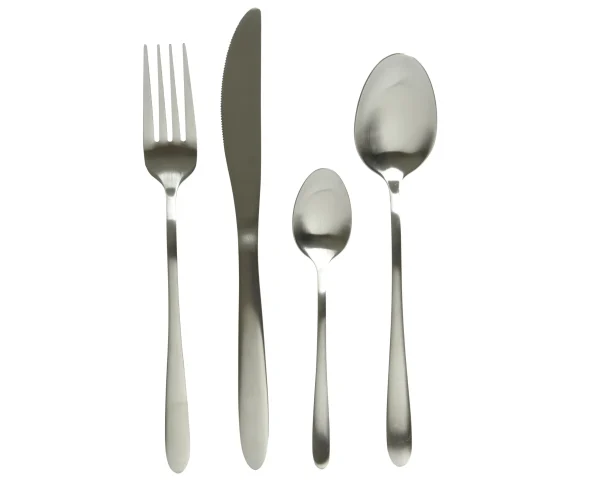 Set de 16 cubiertos acero inoxidable 25,3 x 15,5 x 5,5  cm