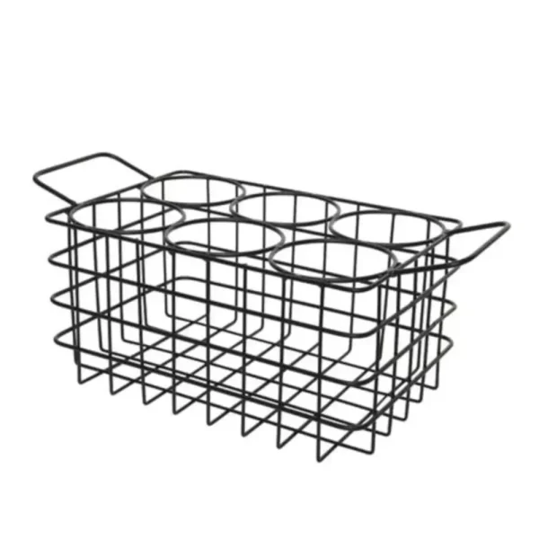 Cesta de hierro con agarrador