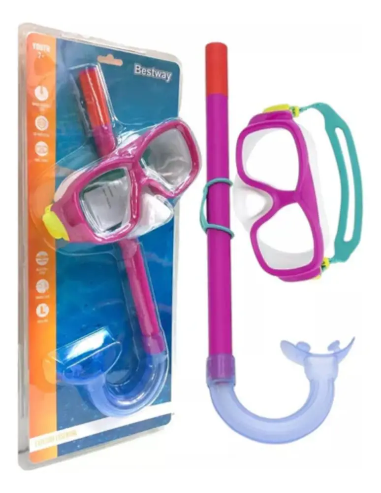 M?scara con snorkel 2 piezas 16 x 9 x 40 cm - Image 5