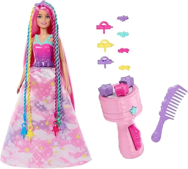 Barbie princesa mu?eca trenzas