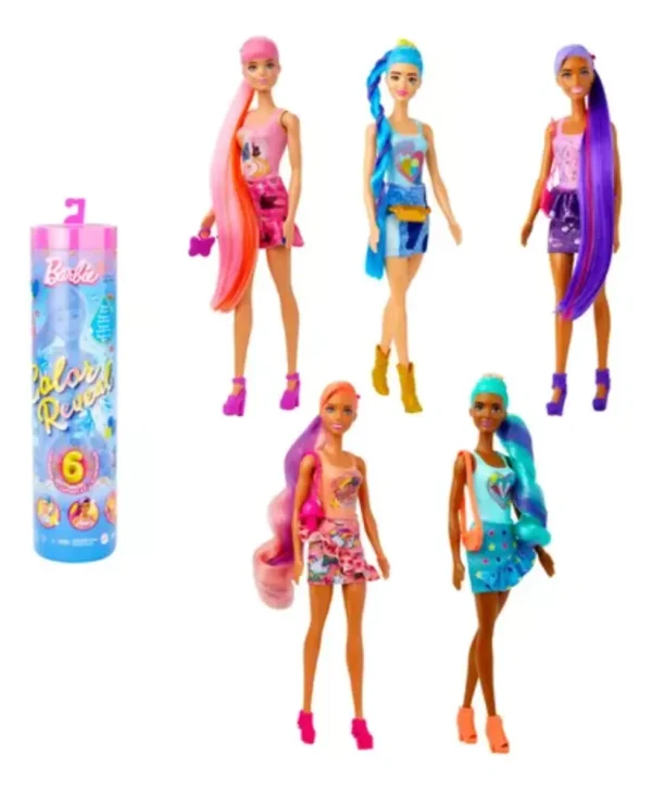 Barbie mu?eca revelaci?n color de mezclilla