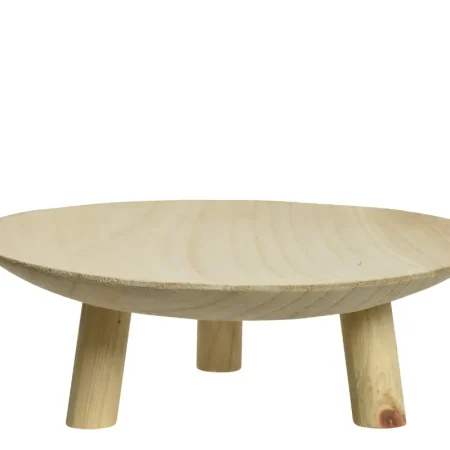 Centro de mesa madera 30 x 30 x 10 cm