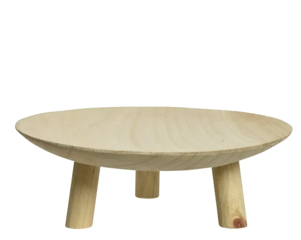Centro de mesa madera 30 x 30 x 10 cm