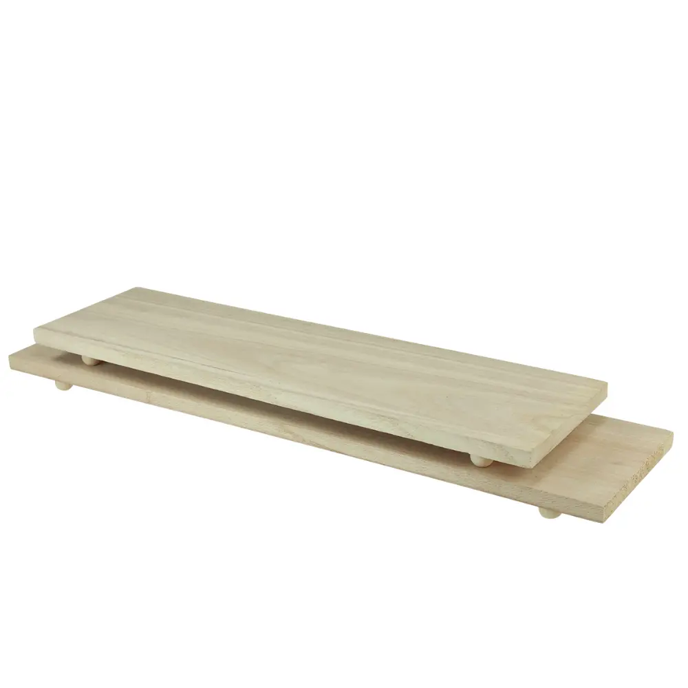 Bandeja para servir de madera 65x15x3,5 cm