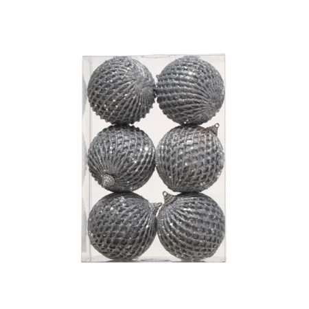 Juego de 6 bambalinas de plástico 49 x 33,5 x 49 cm