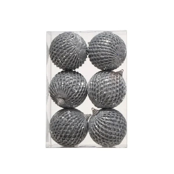 Juego de 6 bambalinas de plástico 49 x 33,5 x 49 cm