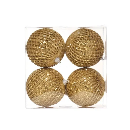 Juego de 4 bambalinas de plástico 41,5 x 41,5 x 42 cm