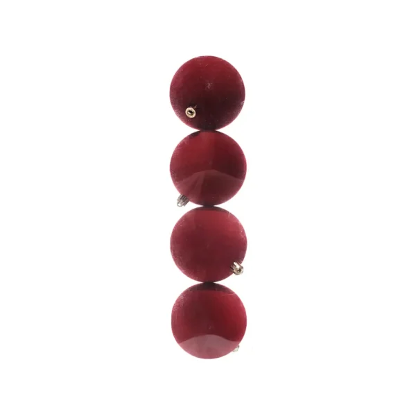 Juego de 4 bambalinas de plástico 64 x 32,5 x 49 cm