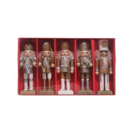 Juego de 5 cascanueces 13cm