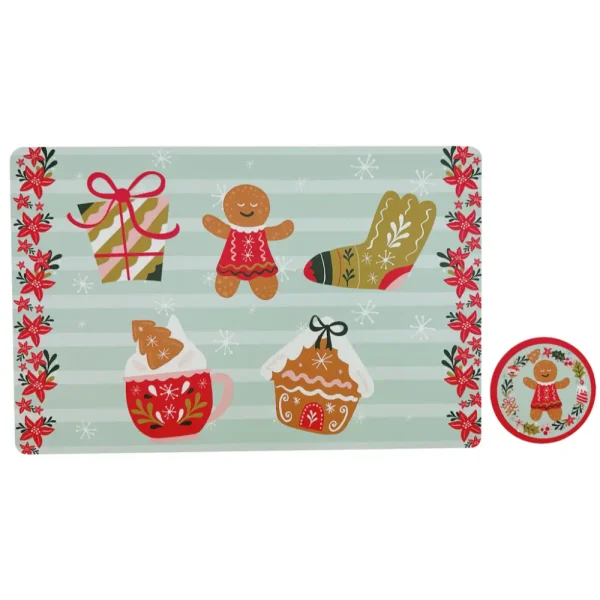 Juego 8 manteles individuales 43 cm