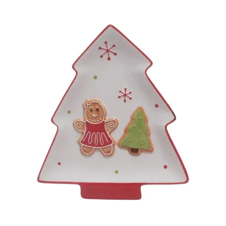 Plato para servir forma de árbol 19,7 x 22,3 x 2,2 cm