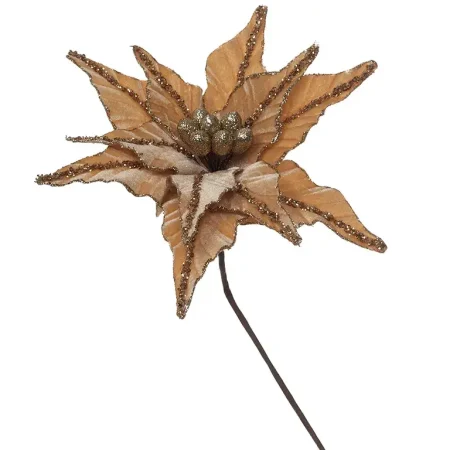 Flor navideña 11 pétalos  30 x 45 cm