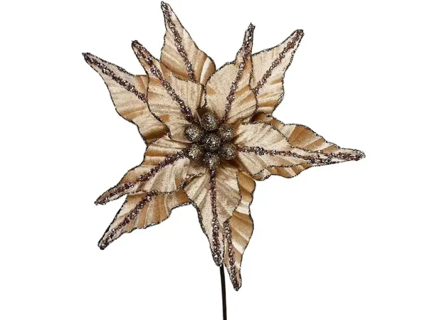 Flor navide?a 11 p?talos  30 x 45 cm