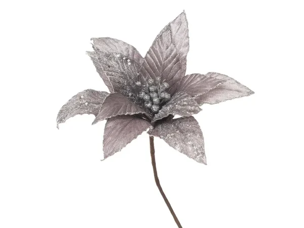 Flor navideña 12 pétalos  30 x 45 cm