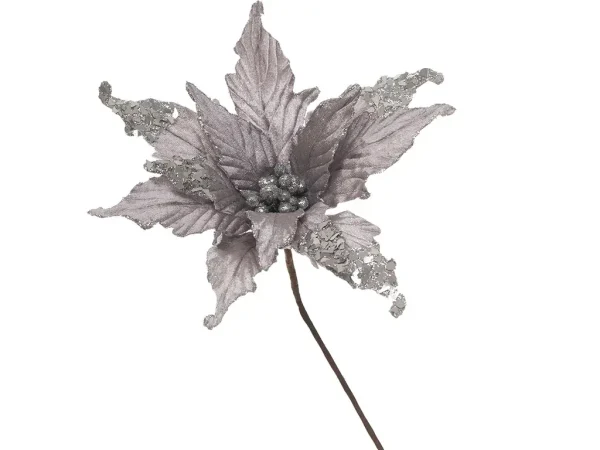 Flor navideña 12 pétalos  29 x 45 cm