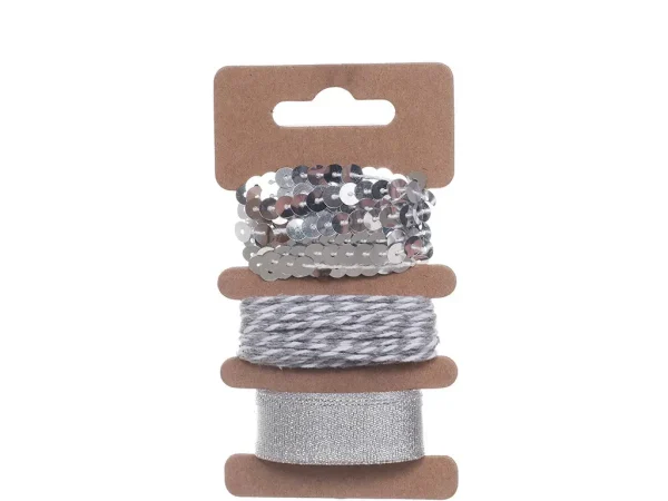 Juego de cintas para regalo 3 pzas 6,5 x 12 x 1,5 cm