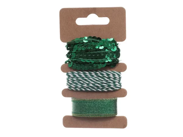 Juego de cintas para regalo 3 pzas 6,5 x 12 x 1,5 cm