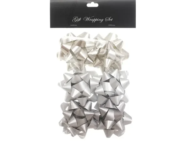 Juego de lazos para regalo 6 pzas 15 x 25,5 x 3,5 cm