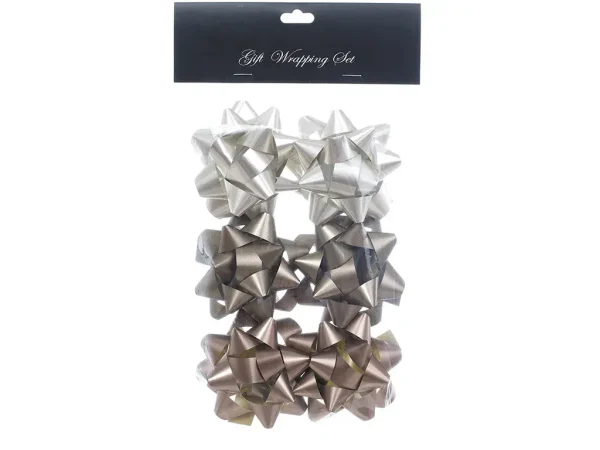 Juego de lazos para regalo 6 pzas 15 x 25,5 x 3,5 cm