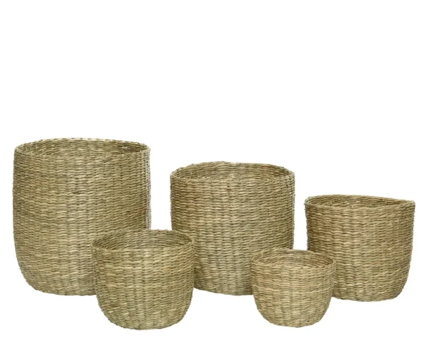 Cesta de mimbre 22 x 22 x 21 cm