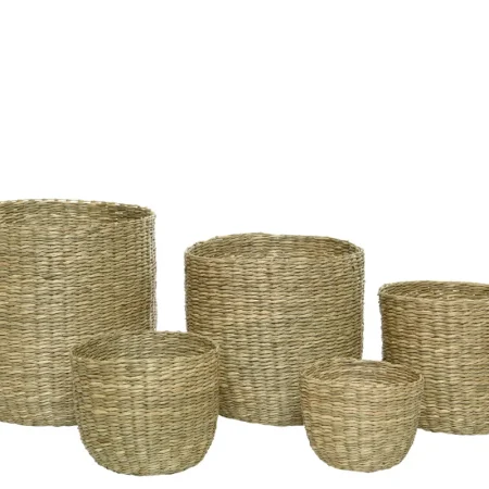 Cesta de mimbre 16 x 16 x 13 cm