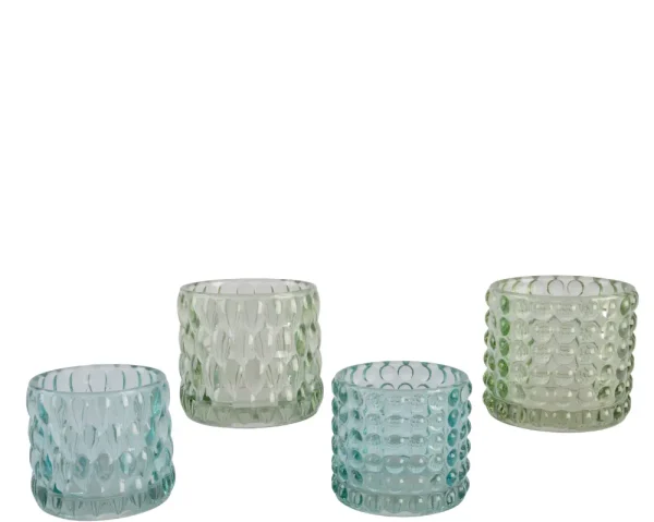 Portavela de vidrio 8,6 cm