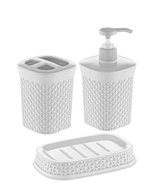 Set de 3 piezas de baño Diamond
