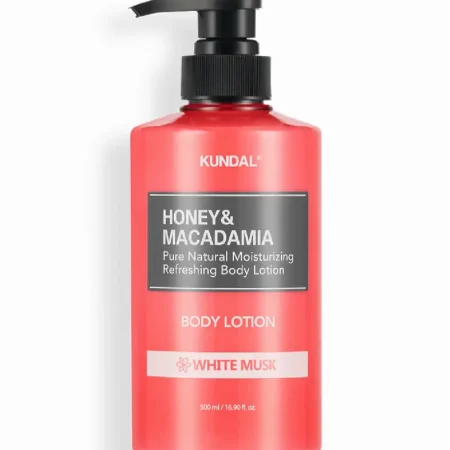 Locion corporal miel y macadamia 500ml Almizcle blanco