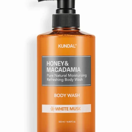 Gel de ducha miel y macadamia 500ml almizcle blanco