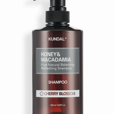 Shampoo natural miel y macadamia 500ml flor de cerezo