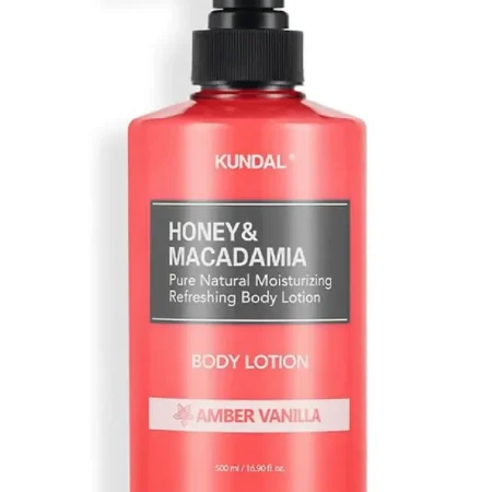 Loción corporal miel y macadamia 500ml ámbar vainilla