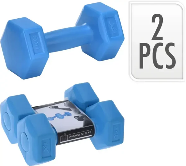 Set de 2 mancuernas de 1 kg