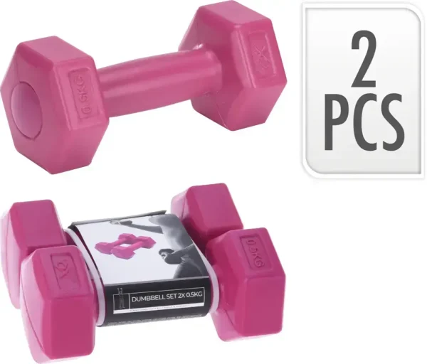 Set de 2 mancuernas de 0.5 kg