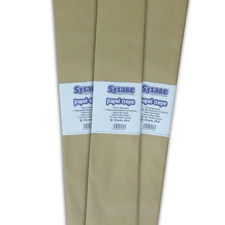 Papel crepe 30% l?mina color oro