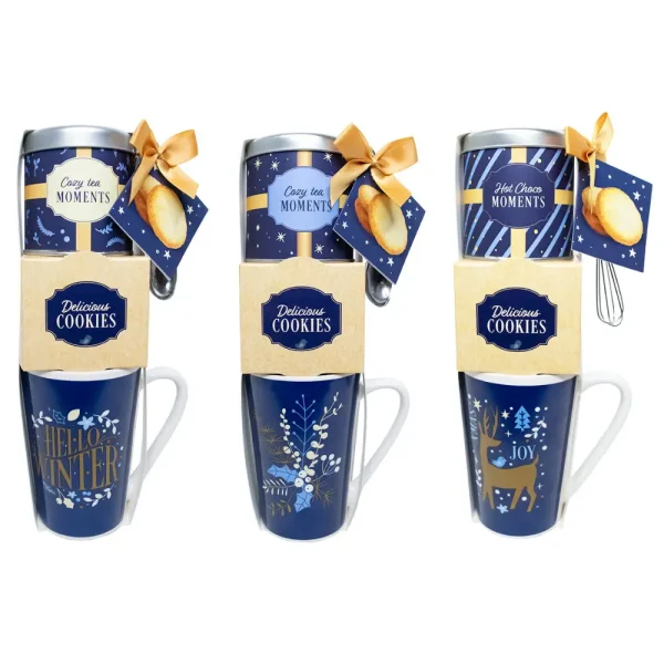 Set de taza y lata de galletas