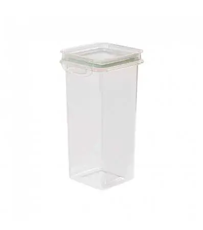 Recipiente rectangular de 1,24 Lts - 11 x 10,4  x 21 cm