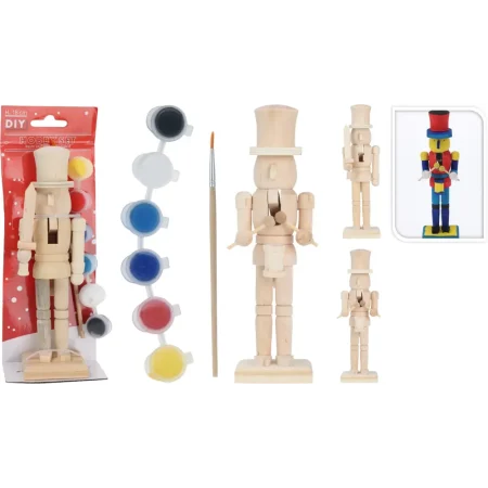 Cascanueces de madera de pino 18 cm 100 gramos