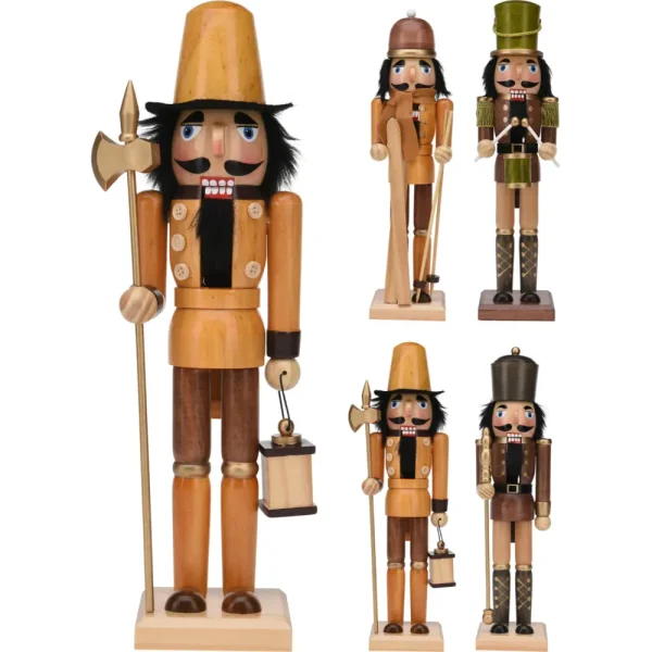 Cascanueces de madera de pino 10x8x38cm 420 gramos