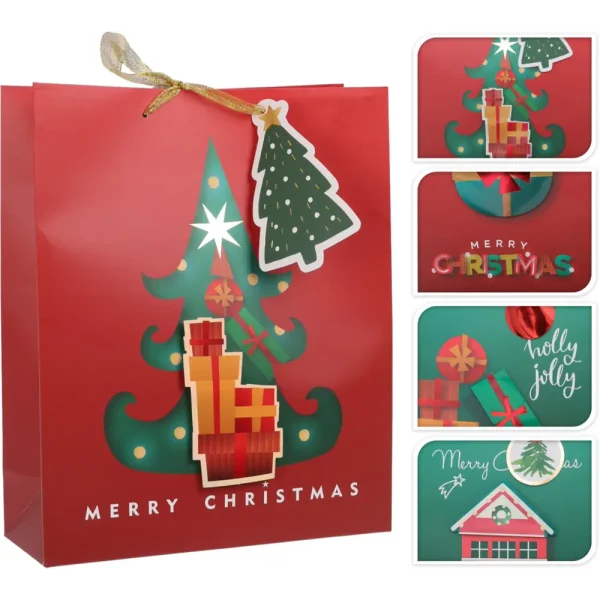 Bolsa de regalo extra grande 30x12x40cm