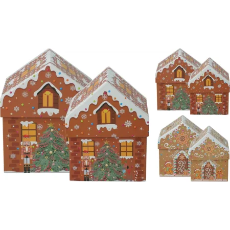 Set de 2 cajas de regalo 12x12x16cm