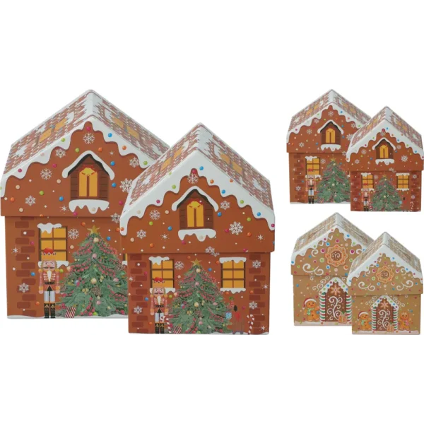 Set de 2 cajas de regalo 12x12x16cm