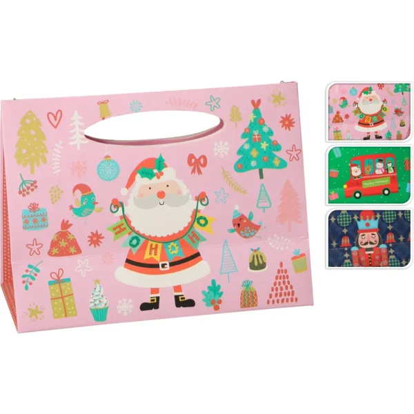 Bolsa de regalo navideña