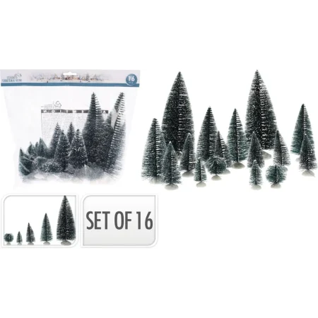 Set de 16 figuras de árboles (tamaños surtidos)