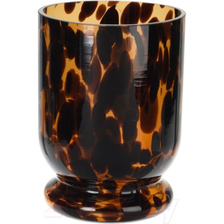 Porta vela de vidrio 11 x 23 cm