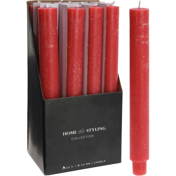 Velas de parafina 3 x 25 cm