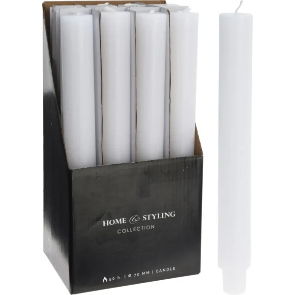 Velas de parafina 3 x 25 cm