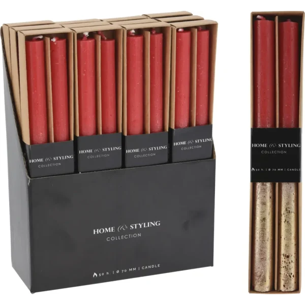 Set de 2 velas 2 x 25 cm