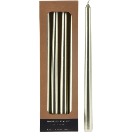 Set de 4 velas 2x2x30cm